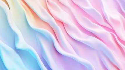 Fototapeta premium Abstract Pastel Waves Background