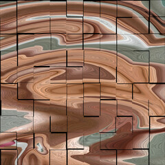 Geometric decor. Seamless pattern used for interior exterior ceramic wall tiles and floor tiles....