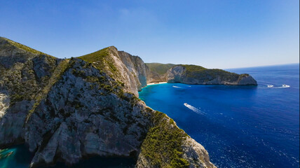 Obraz premium Shipwreck Beach Aerial