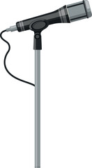 Studio mic cartoon icon. Professional vocal equipment