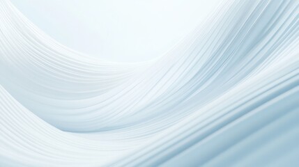 Abstract White Waves