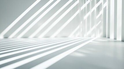 Obraz premium Sunlight Through White Walls