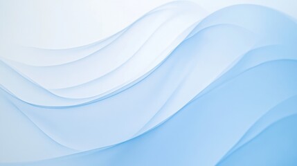 Abstract Blue Waves Background