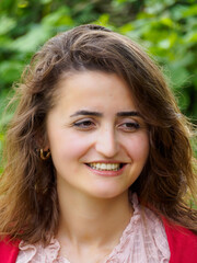 Fototapeta premium portrait of pretty young girl