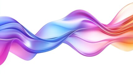 Naklejka premium Abstract Colorful Wave