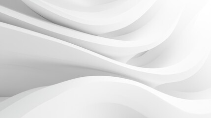 Obraz premium Abstract White Curved Lines