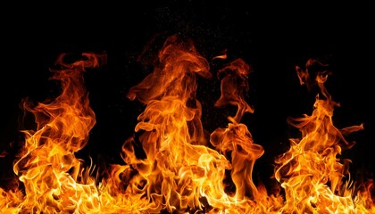 fire in the fireplace