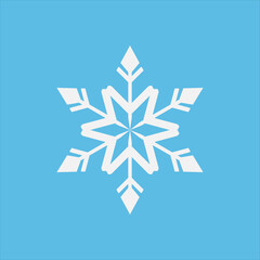 Snowflake set. On isolated background. Snowflake collection. Christmas icon. Frost. Vector illustration