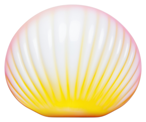 PNG  Surrealistic painting of shell seashell clam white background.