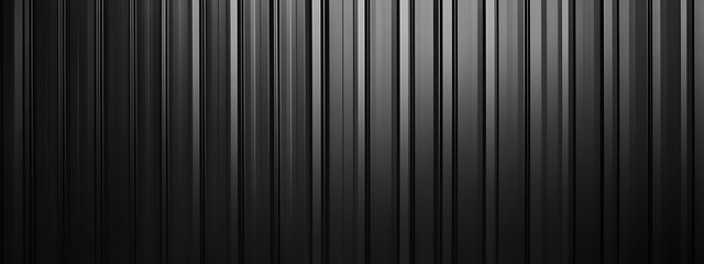 Obraz premium Corrugated black metal texture. Steel roof sheet. Siding panels for the wall. Iron building material for fence. Surface of a cargo container. 