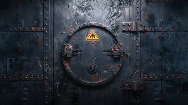 nuclear fallout shelter door