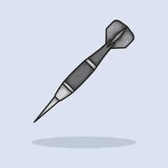 Vector illustration Dart. Vector design Arrow Dart. Arrow Dart dartboard design illustration and icon for website, digital and print