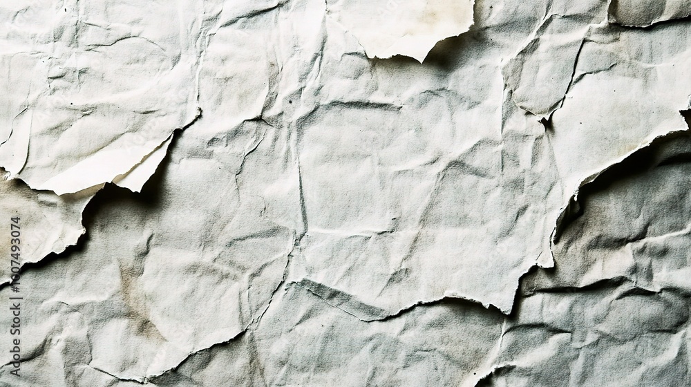 Poster crumpled paper texture for background use
