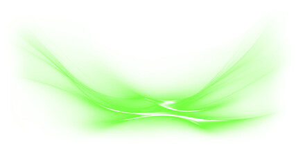 Fototapeta premium Green light aura png effect sticker, transparent background