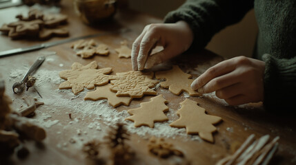 Baking Christmas Cookies