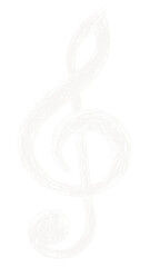 Obraz premium PNG Music symbol accessories blackboard ampersand.