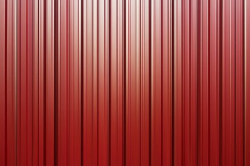 Fototapeta premium Red corrugated sheet metal. Roof texture background. Steel wall pattern. 