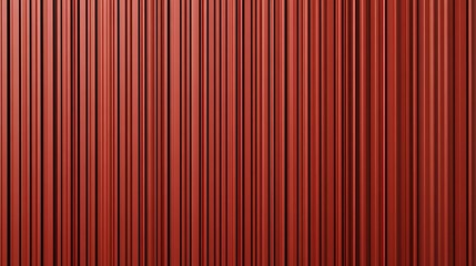 Obraz premium Red corrugated sheet metal. Roof texture background. Steel wall pattern. Container made of iron panels. Ribbed fence for the house used in construction. 