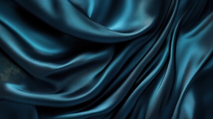Obraz premium Elegant Blue Satin Fabric Texture for Background Use