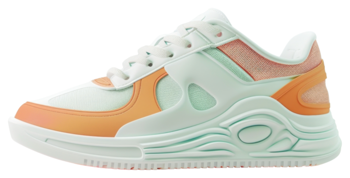 PNG Modern stylish athletic footwear design