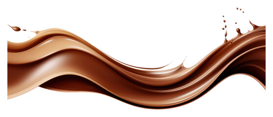 PNG Chocolate splash line copy space abstract.