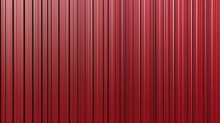  Red corrugated sheet metal. Roof texture background. Steel wall pattern. Container made of iron panels. Ribbed fence for the house used in construction. 