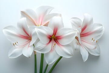 Fototapeta premium a group of white flowers