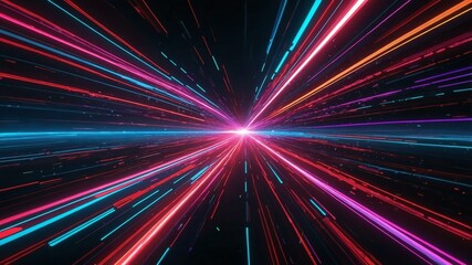 Naklejka premium neon red abstract speed ray background, aesthetic finish