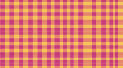A seamless pattern featuring pink and yellow plaid design, ideal for textile designs, backgrounds, or wallpaper.