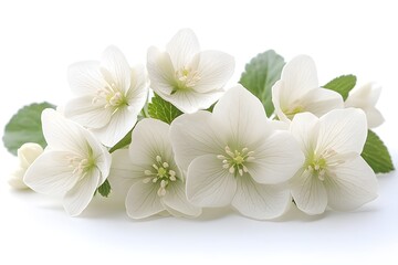 Obraz premium a group of white flowers