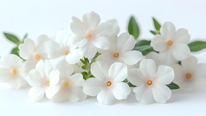 Obraz premium a group of white flowers
