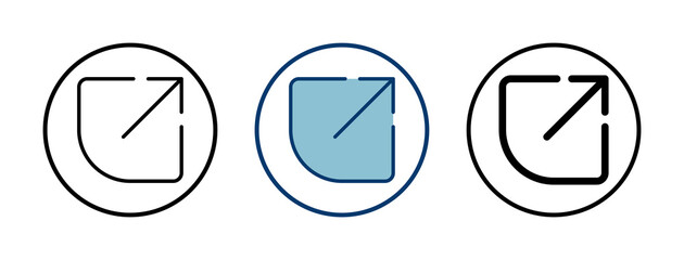 Share icon vector isolated on white background. Share vector icon