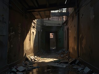 old abandoned factory