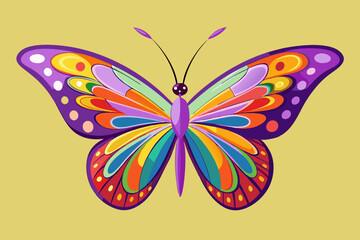 collection of monarch butterflies vector art illustration