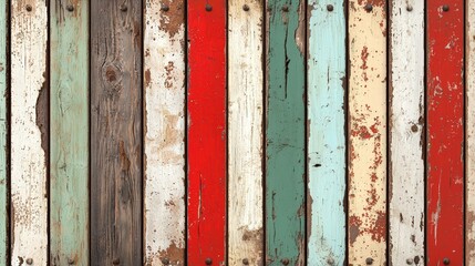 Rustic Weathered Wooden Plank Wall Texture Background   Vintage Farmhouse Design