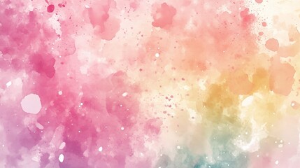 Soft Colorful Abstract Watercolor Background