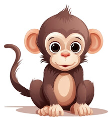 Fototapeta premium PNG Monkeyish animal chimpanzee wildlife.