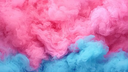 Fototapeta premium Abstract Pink and Blue Swirling Smoke Background Texture