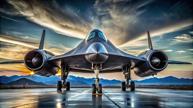 Captivating Images of the SR-71 Blackbird Stealth Aircraft in Various Angles and Settings