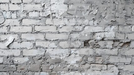 Fototapeta premium White brick wall texture. Abstract background for design.