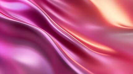 Fototapeta premium A luxurious 3D background featuring soft curves and gradients in rich jewel tones, perfect for elegant presentations