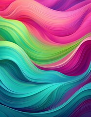 Abstract colorful waves