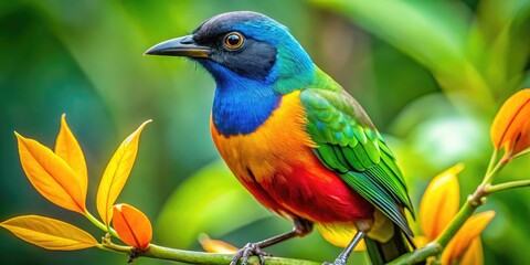 Discovering Jamaica's National Bird: The Colorful Doctor Bird in Its Natural Tropical Habitat
