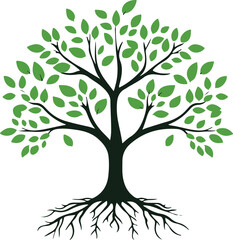 Obraz premium Abstract tree logo design