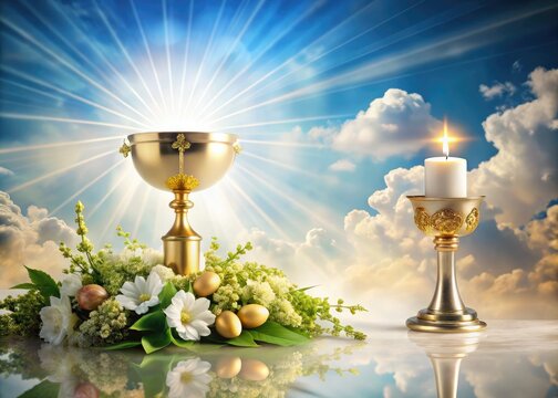 Elegant First Communion Free Invitations Design for Religious Celebrations and Special Occasions