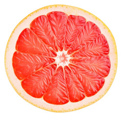 PNG Fresh vibrant juicy grapefruit slice