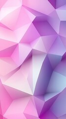 Fototapeta premium Soft pastel geometric polygonal background in pink and purple