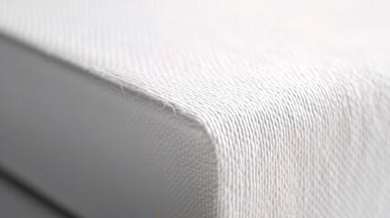 Soft Texture of White Fabric with Subtle Details