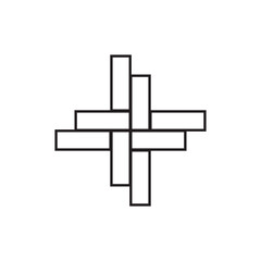 illustration of woven concept