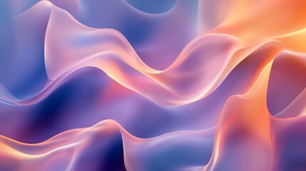 Obraz premium Abstract Wavy Background with Gradient Colors